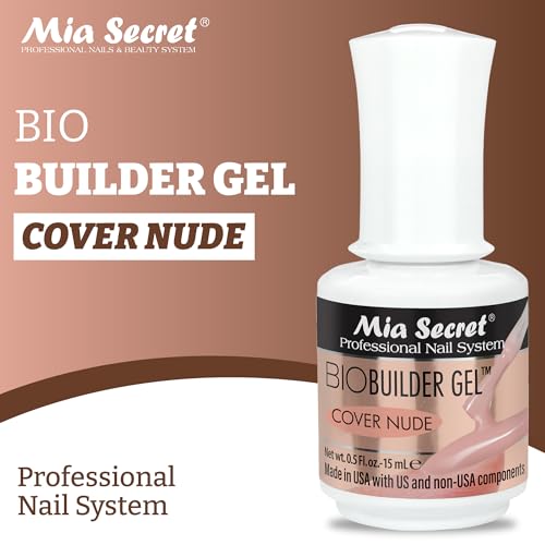 Mia Secret Professional Nail System Bio Builder Gel Polish - 0.5 fl oz. (Cover Nude)