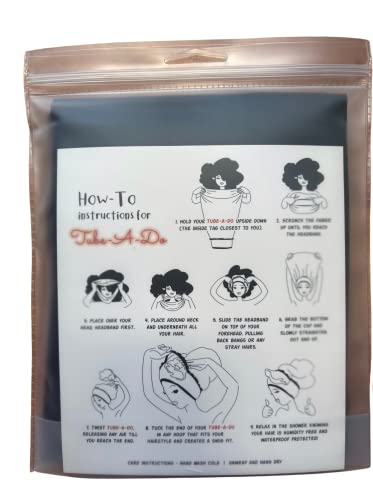Luxury Waterproof Shower Cap - Innovative Open-Ended Design - White