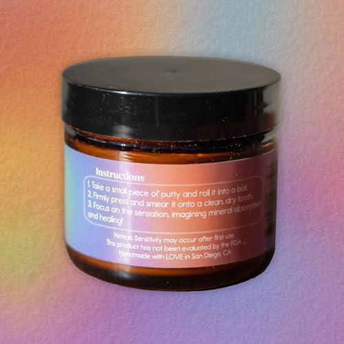 Primal Puddy - 1oz Remineralizing Tooth Leave On Paste - Hydroxyapatite, Tallow, Colostrum, Shilajit - All Natural Preservative & Chemical Free