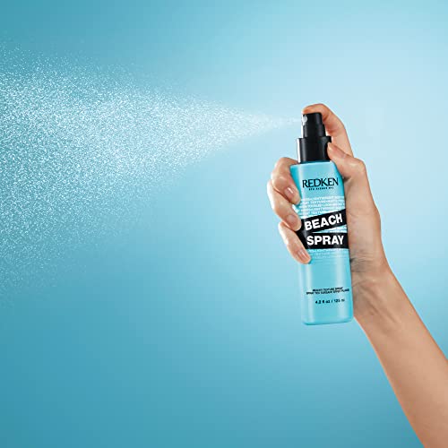 Redken Beach Spray Texturizing Hairspray - Sea-Salt-Free Spray, Adds Instant Texture and Volume, For Beachy Waves and Curls