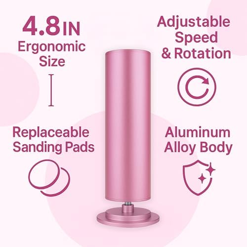 Electric Foot Callus Remover | Feet Filer Sander File Tool Grinder Heavy Duty Scrubber Shaver Buffer Smoother Drill Pedicure Dead Skin Cracked Heels Calluses 60 pcs Sandpaper Discs by VISOFO
