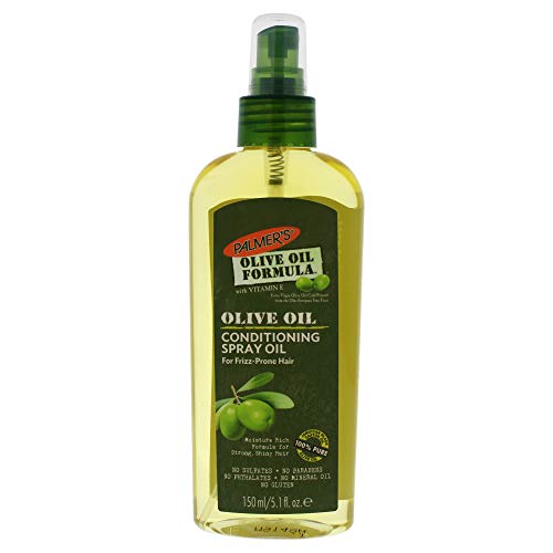 Palmer's Olive Oil Formula Hair Conditioning and Scalp Oil Spray, Hydration and Shine Therapy for Dry or Damaged Hair, Promotes Scalp Health, 5.1 Oz (Pack of 2)