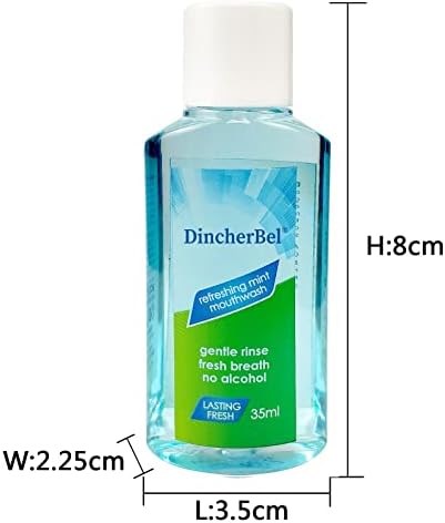 Mouthwash Travel Size, Portable Original Mint, 35ml/1.2oz (48 Pack)