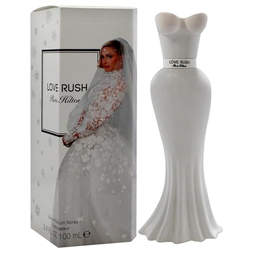 Paris Hilton Love Rush Eau de Parfum Spray Perfume for Women | Floral Fragrance | Notes of Italian Bergamot, Gardenia, Sandalwood and Vanilla | Intimate and Beautiful Long-Lasting Scent | 3.4 Fl Oz