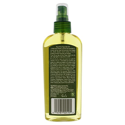 Palmer's Olive Oil Formula Hair Conditioning and Scalp Oil Spray, Hydration and Shine Therapy for Dry or Damaged Hair, Promotes Scalp Health, 5.1 Oz (Pack of 2)