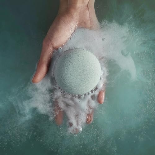 Sprig by Kohler Chamomile + Green Tea Bath Bomb, Hypoallergenic, Made with Natural Botanicals & Premium Skincare Ingredients (Shea Butter, Coconut Oil, & Kaolin Clay) to Calm and Sooth - Relax