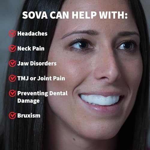 SOVA Max Night Guard - 2.4mm Thin - Custom-Molded Fit - Protects Against Nighttime Teeth Grinding & Clenching - FSA/HSA Eligible - Odor & Taste Free - Remoldable Up to 20 Times - Non Toxic