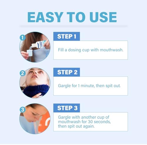 Tonsil Stone Remover, Natural Ingredients Mouthwash or Oral Rinse Liquid to Help Soothe Tonsils, Fast Effectively Soothe Dry Mouth & Freshens Breath Tonsil Stone Mouthwash, Smell Fresh