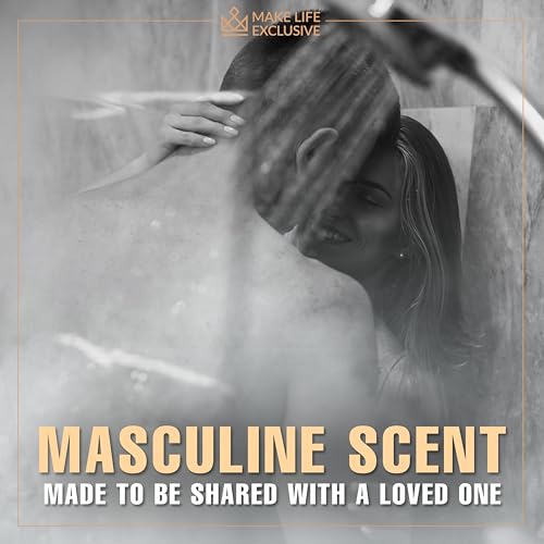 Shower Steamers for Men - Desire - Sandalwood & Patchouli Organic Shower Bombs - 12 Pack Natural Relaxing Tablets - Strong Scented Long Lasting Aromatic Steamers - Shower Steamers for Men