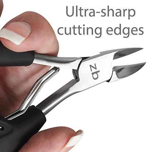 Toenail Clippers for Thick or Ingrown Toenail - Large Handle for Easy Grip + Sharp Stainless Steel - Best Nail Clipper & Pedicure Tool for Seniors - Maintain Healthy Nails with Ease