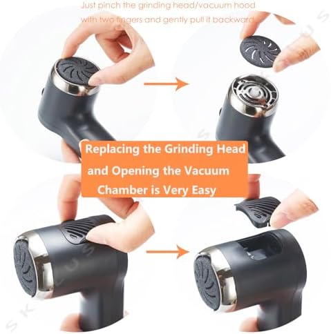 Electric Callus Remover with Dander Vacuum for Feet, Portable 36 in 1 Pedicure Kit Foot File Callus Remover, Waterproof Rechargeable Foot File for Foot Care with 3 Heads&LCD Display