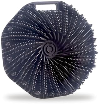 Suddies Body Scrubber, Silicone Body Scrubber, Silicone Loofah, Body Scrub Brush for Effective Showering Exfoliation, Travel Loofah for Women & Men for Delicate Skin (Black)