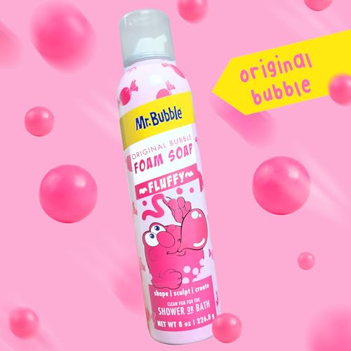 Mr. Bubble Original Foam Soap, Bubblegum Scent, 8 OZ, pack of 6