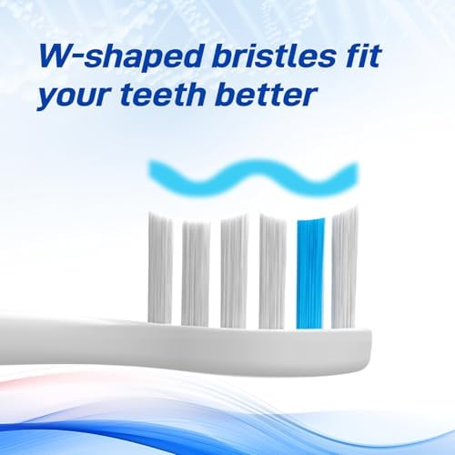 Toothbrush Heads Replacement Compatible with TAO Clean Electric Toothbrush, White, 10 Pack