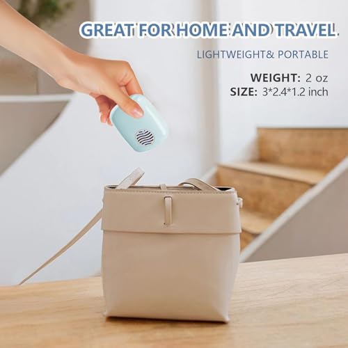 UV-C Toothbrush Sanitizer Cover Case and Holder Electric Travel Toothbrush Cover with Holder for Any Toothbrush Head Rechargeable Toothbrush Travel Case Blue