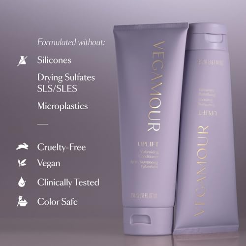 UPLIFT Volumizing Shampoo For fine, flat & thinning hair, Provides Volume & Resists Humidity, Non Sticky Formula, Bouncy Soft Hair