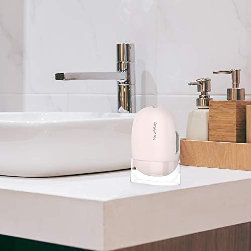 NewWay Mini Toothbrush Cover Rechargeable Travel Toothbrush Case with Holder for Houshold and Traving or Business Trip Pink