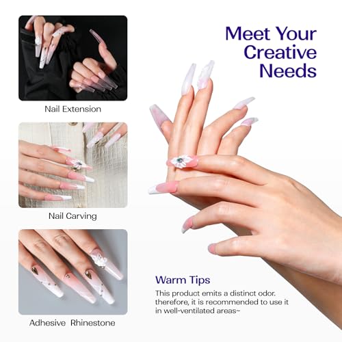 Professional Acrylic Nail Liquid: 8fl.oz Acrylic Liquid for Acrylic Powders Non-Yellowing for MMA-Free DIY Home Nail Salon Use