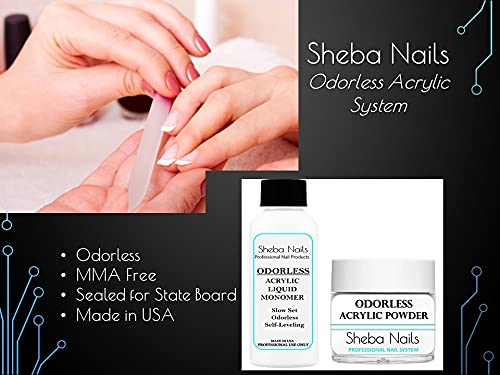 SHEBA NAILS State Board Sealed Odorless Nail Acrylic Basic Kit