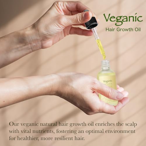 Veganic Natural Hair Growth Oil, Vegnaic Hair Growth Oil for Hair 30ml x 2pcs.