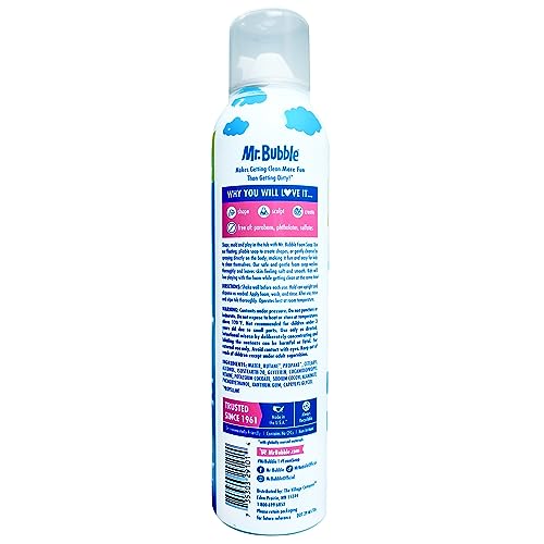 Mr. Bubble Extra Gentle Foam Soap - Fragrance Free Kids Hand and Body Wash 8OZ, Pack of 6