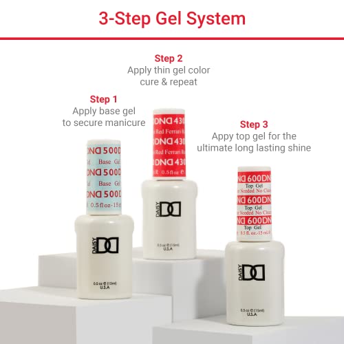 DND Gel Polish Set, Multi Glitter Collection, UV/LED GelPolish and Air Dry Nail Lacquer, Matching Chip-Free Polish Duo, 0.5 Fl Oz Each