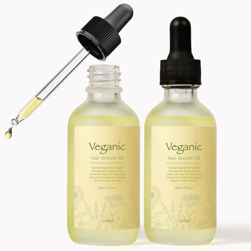 Veganic Natural Hair Growth Oil, Vegnaic Hair Growth Oil for Hair 30ml x 2pcs.