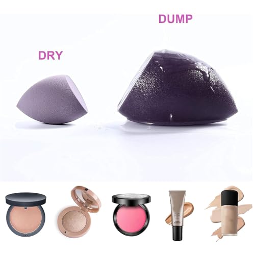 XMOSNZ Makeup Brushes 15pcs Make up Brushes Crystal Handle Highlighter Makeup Foundation Makeup Make Up Brush Sets Eyebrow Brush Professional with 4 Makeup Sponge