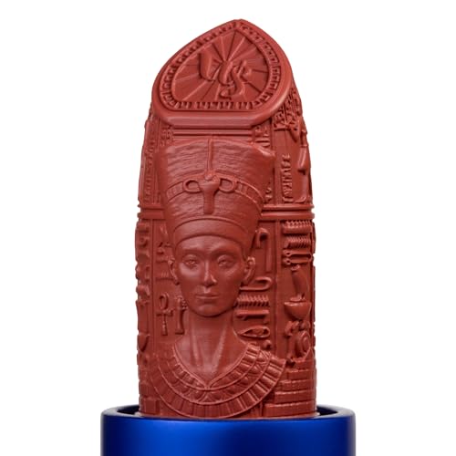 Whats Up Beauty - Egyptian Queen Collection (3 Lipsticks & 2 Liquid Eyeliners) Clean Cruelty Free Vegan Lip Eye Makeup