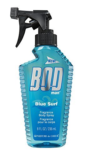 Parfums De Coeur Bod Man Blue Surf Body Spray For Men, 8 Ounce