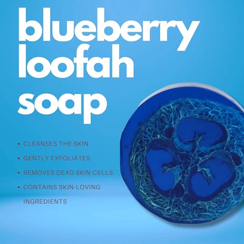 Michelle's Creatives Blueberry Loofah Soap