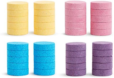 Munchkin® Color Buddies™ Moisturizing Bath Water Color Tablets, 40 Pack, Yellow/Pink/Blue/Purple & Bubble Bestie Elephant Bubbler Baby and Toddler Bath Toy