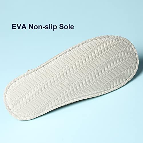 SPA Guest Slippers, 6/12 Pairs Reusable Washable Unisex Spa Slippers for Hotel Bedroom Wedding Party Travel