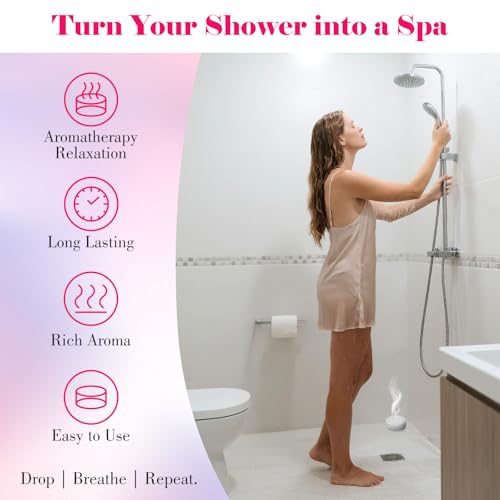 W&E Choice Shower Steamers Aromatherapy - Shower Bombs with Natural Essential Oils for Daily Relaxation & Stress Relief, Birthday Gifts for Women & Men, Gift for Women& Men, Mom, Teen 21 Pack
