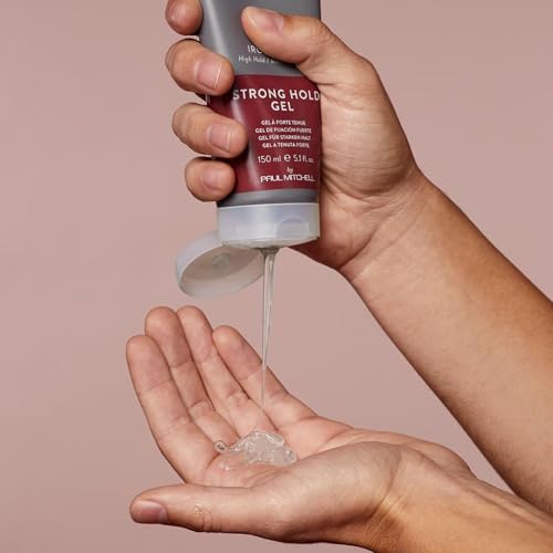 MITCH by Paul Mitchell Iron Grip Strong Hold Gel, High Hold, Medium Shine, For All Hair Types + Textures, 5.1 fl. oz.