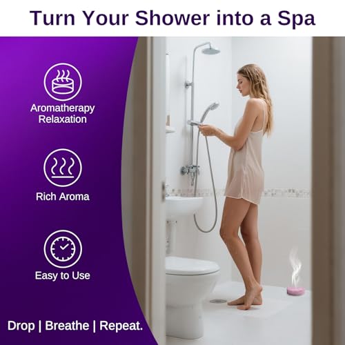 W&E Choice Shower Steamers Aromatherapy - Shower Bombs with Natural Essential Oils for Daily Relaxation & Stress Relief, Birthday Gifts for Women & Men, Mom, Teen 8 Pack