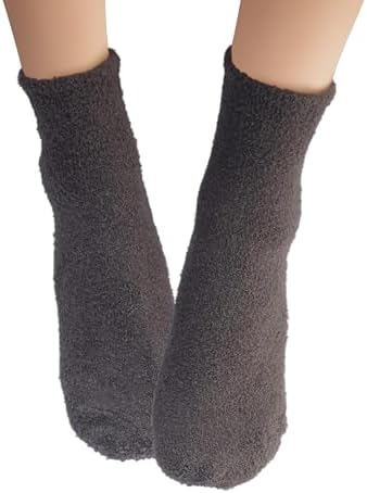 Earth Therapeutics Aloe Socks - Double Pack - Gray/Black (2 Pairs)