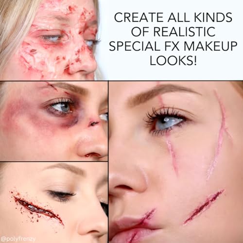 Mehron Makeup Special FX All-Pro Makeup Kit with Practice Head | Complete Professional Stage Kit Includes Practice Head | Special Effects for Theatre, Halloween, & Cosplay