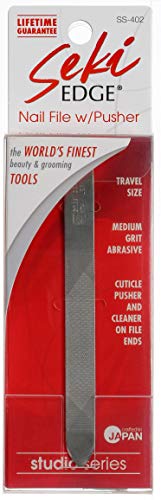 SEKI EDGE SS-402- Nail File with Pusher