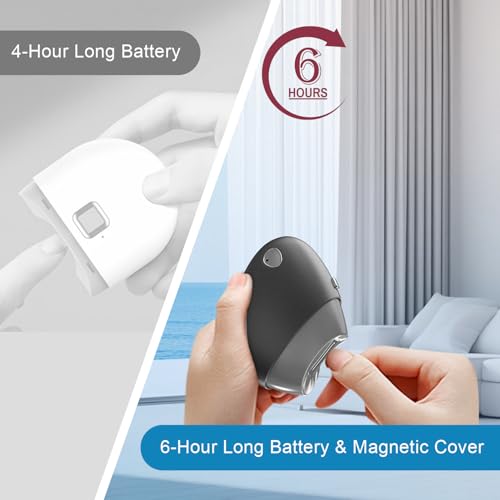 Electric Nail Clipper, Upgraded Toe Nail Clippers with Nail Scraps Storage, 2 Speeds, Magnetic Cover, Type-C Rechargeable, Safety Electric Nail File for Thick Toenails, Adult, Seniors, Men
