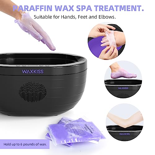 Paraffin Wax Machine for Hand and Feet,Paraffin Baths Machine Kit with Paraffin Wax Refills, Safety Material 3L Hand Wax Paraffin Machine Moisturizing and Hydration