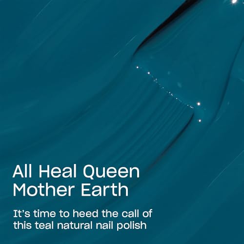 OPI Nature Strong Natural Origin Nail Polish | Opaque Bright Blue & Green Crème Eco-Friendly Nail Polish | Plant Based, Vegan, Cruelty Free
