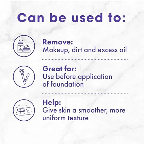 Buf-Puf Gentle Facial Sponge, Dermatologist Developed, Removes Deep Down Dirt & Makeup That Causes Breakouts and Blackheads, Reusable, Exfoliating, 3 Count