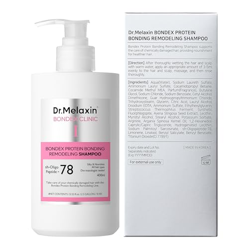 Bondex Protein Bonding Remodeling Shampoo with Argan Oil | Strengthening Keratin & Peptides Bonder | Repair Hair | 13.52 fl.oz.