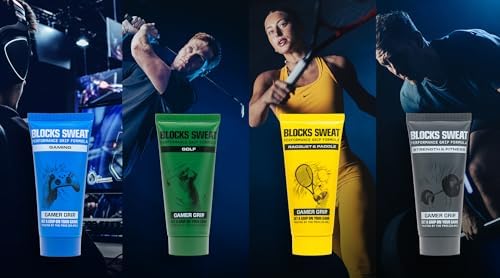 New Golf Grip Lotion by Gamer Grip– Sweat-Resistant, Fast-Drying Hand Cream for Stronger Grip – No Chalk, No Mess, No Residue – Made in USA