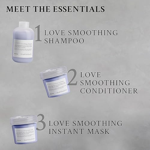 Davines LOVE Smoothing Perfector, Thermal Serum For Coarse Or Frizzy Hair, Tame And Nourish, 5.07 fl. oz.
