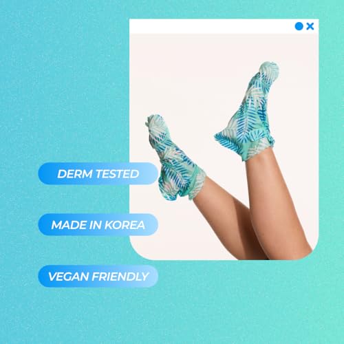 Vitamasques Ultra Foot Peeling Mask, 5 Pack - Exfoliating Foot Peel Mask for Dry Cracked Feet & Dead Skin - Cruelty-Free & Dermatologically Tested, Made in Korea