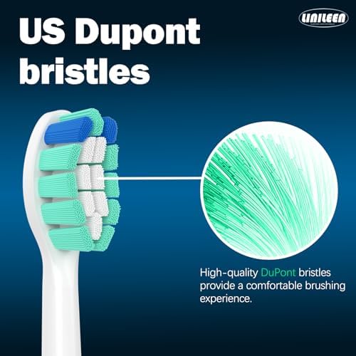 Replacement Heads for Philips Sonicare,Compatible with Toothbrush Electric Sonic C1,C2,C3,4100,G2,G3,W3,for DiamondClean 9500,ExpertClean 7500,FlexCare,HealthyWhite,Protective Clean 5100,6100,10 Pack
