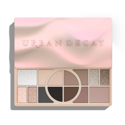 URBAN DECAY Naked Shaped Eyeshadow Palette - Multi-Use Cool-Toned Neutral Eye & Face Palette, 14 Crease-Resistant & Transfer-Resistant Shades, Up to 16 HR Wear, Sculpting Creams, Defining Powders