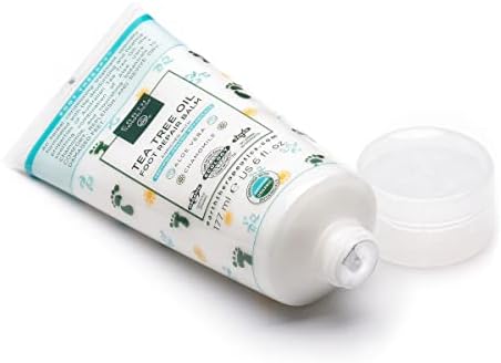 Earth Therapeutics Tea Tree Oil Foot Balm – Australian Tea Tree Oil w/Aloe Vera & Chamomile – Hydrates, Softens & Conditions Dry Cracked Feet, Heel and Calluses – Soothe Irritated Skin – 6 Oz